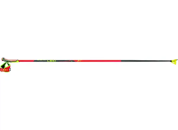 Leki HRC Max běžecké hole bright red/neon yellow/carbon structure