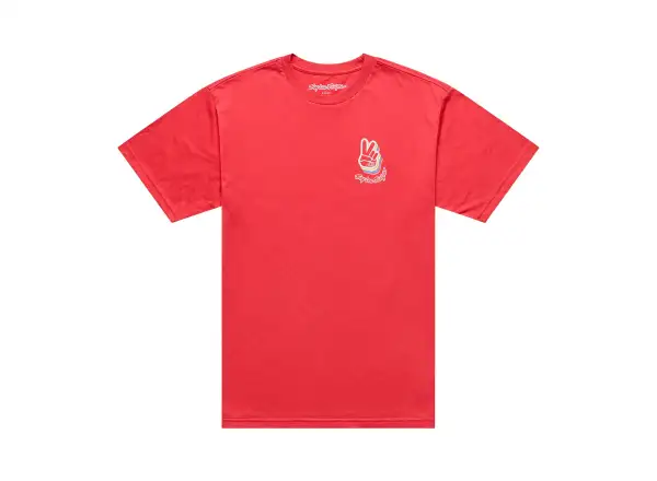 Troy Lee Designs Deuces pánské triko krátký rukáv Scarlet