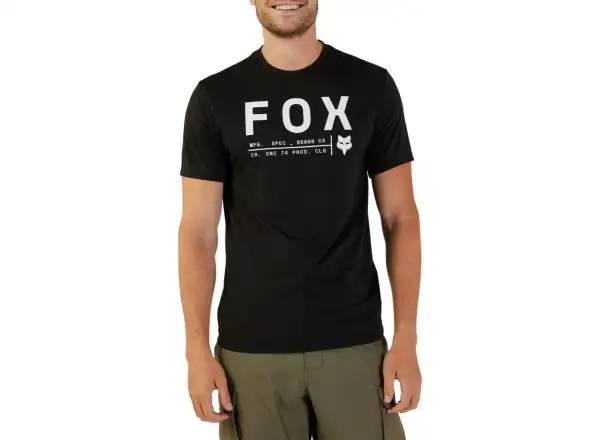 Fox Non Stop Tech pánské triko krátký rukáv Black
