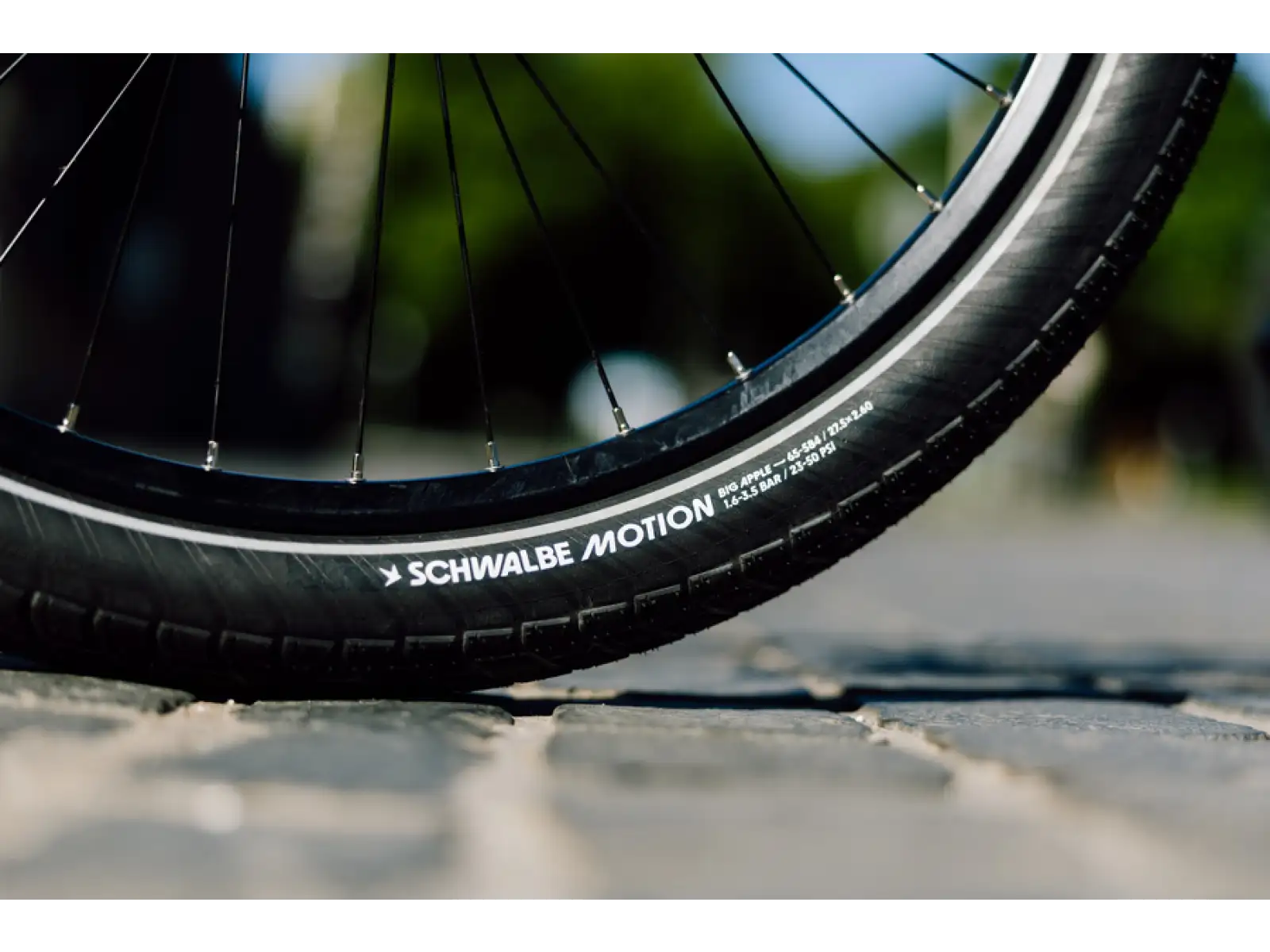 Schwalbe Motion Big Apple E-25 28" trekingový plášť drát Black Reflex