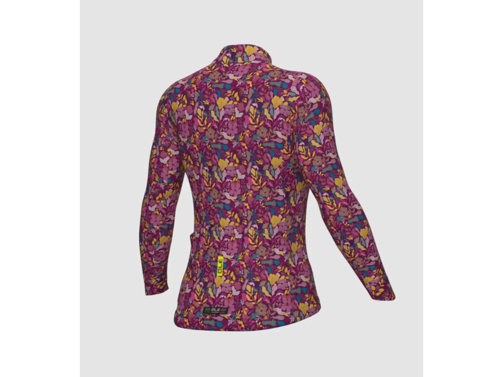 Alé Pragma Flowery dámský zateplený dres dlouhý rukáv Pink