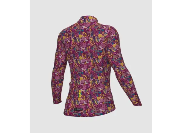Alé Pragma Flowery dámský zateplený dres dlouhý rukáv Pink
