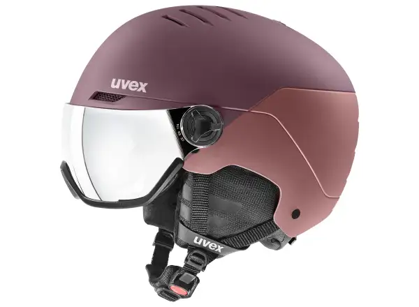 Uvex Wanted Visor lyžařská helma bramble/antique rose