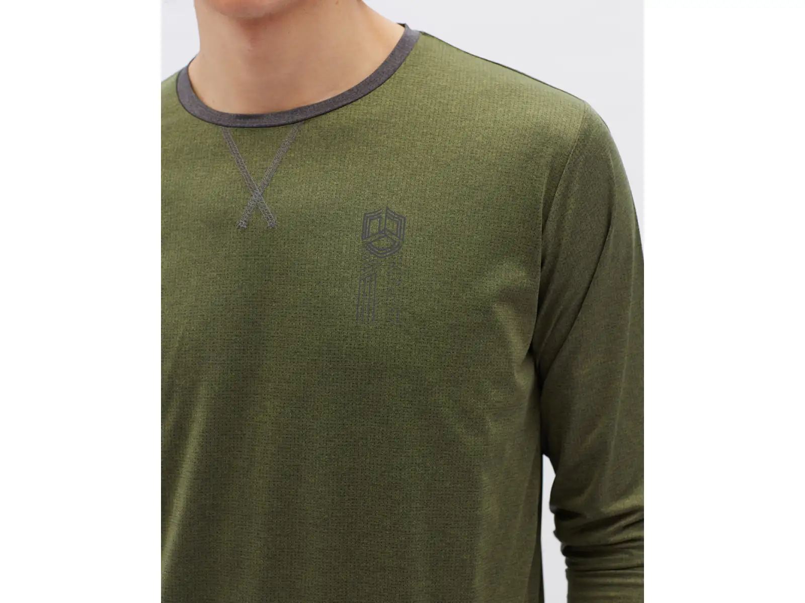 Silvini Casalo pánský dres dlouhý rukáv Olive/Charcoal