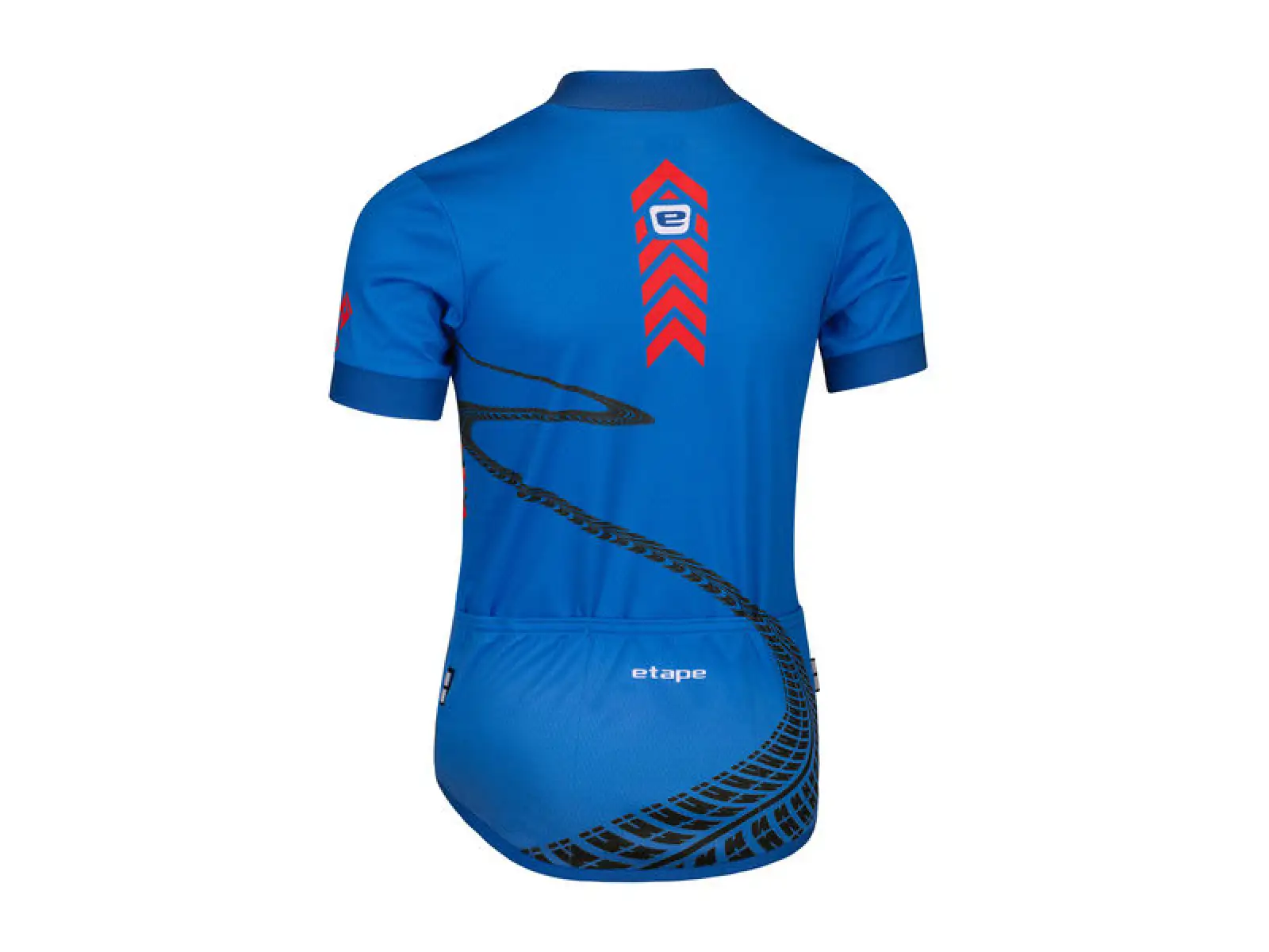 Etape Rio dětský dres krátký rukáv modrá