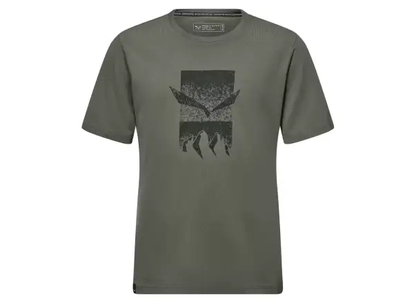 Salewa Eagle 3 Cime pánské triko krátký rukáv Faded Green