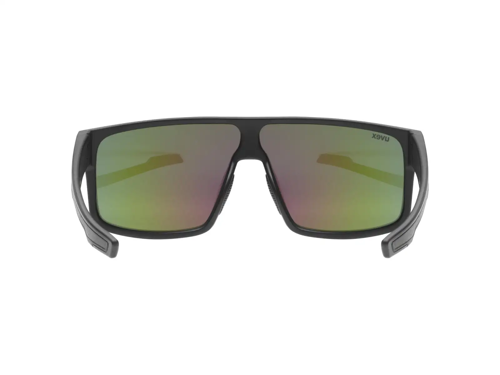 Uvex LGL 51 cyklistické brýle Black Mat/Mirror Green