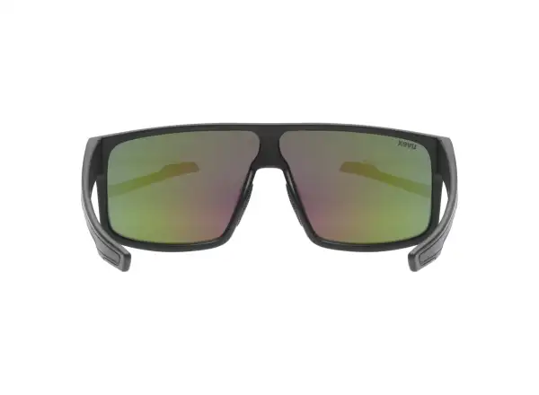 Uvex LGL 51 cyklistické brýle Black Mat/Mirror Green