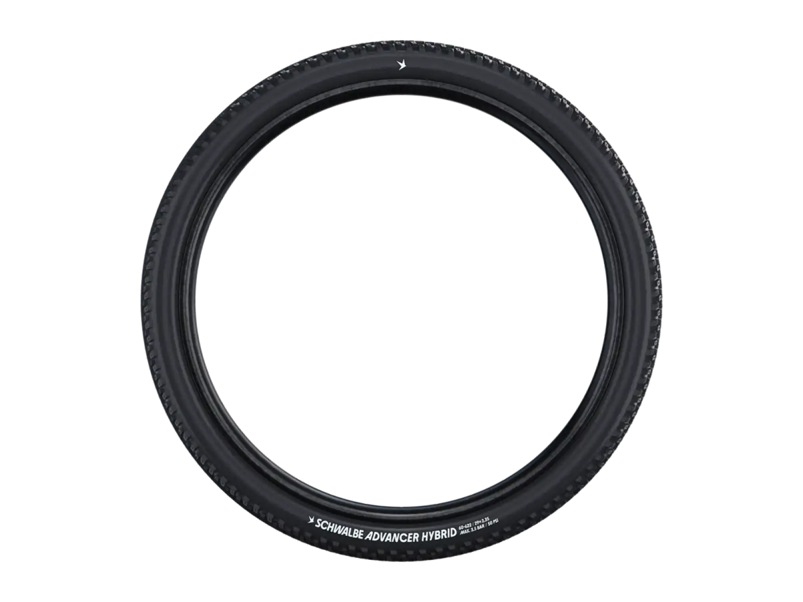 Schwalbe Advancer Hybrid Active PunctureGuard E-50 29" MTB plášť drát Black Reflex