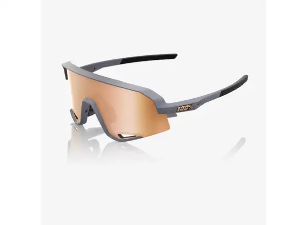 100% Slendale sluneční brýle Soft Tact Grey/HiPER Copper Mirror