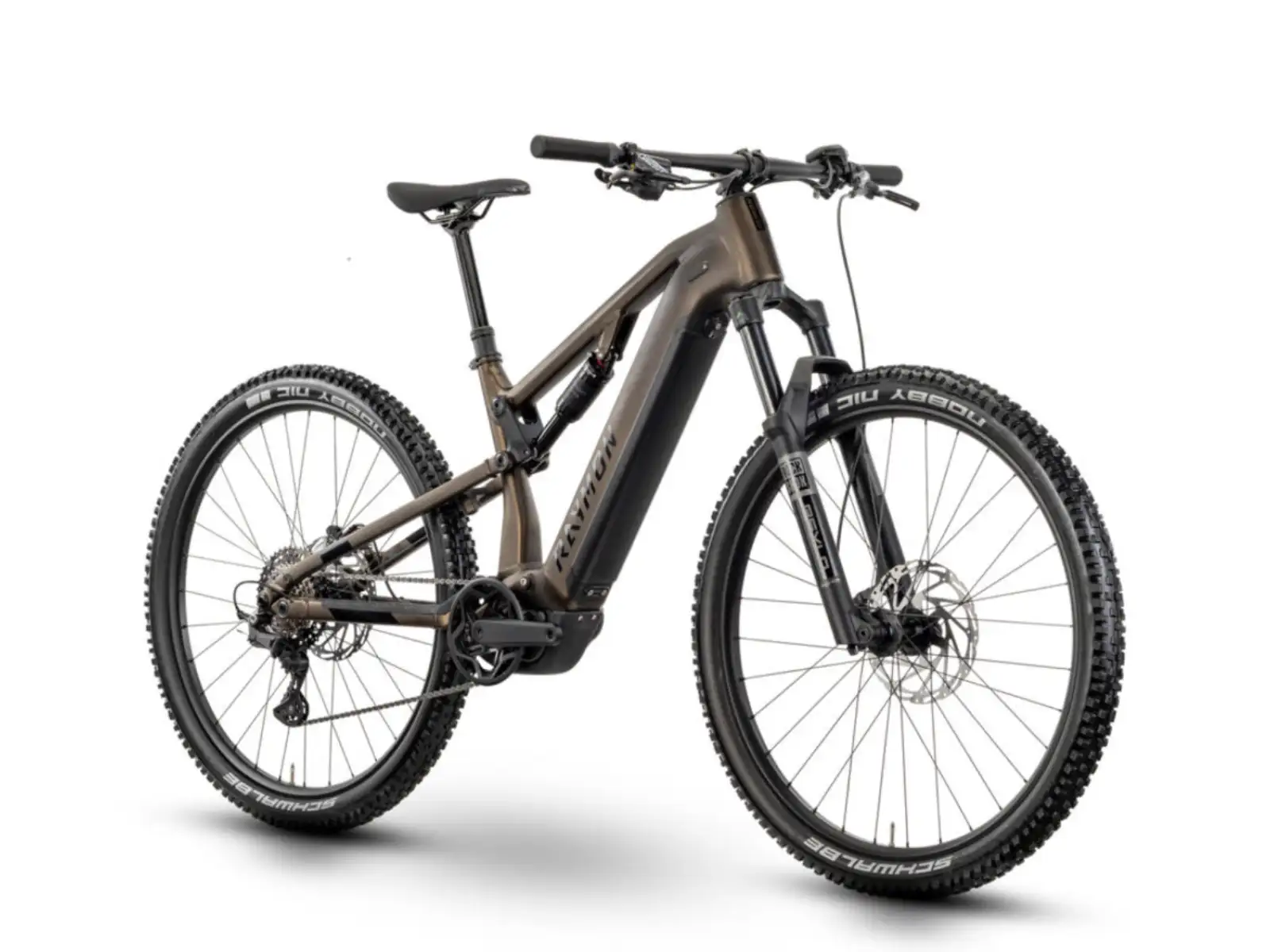 Raymon Trailray 120 Pro celoodpružené elektrokolo  Tenmokubrown