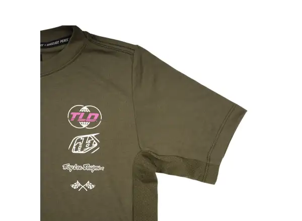 Troy Lee Designs Skyline Ride Tee dětský dres krátký rukáv Worldwide Caper