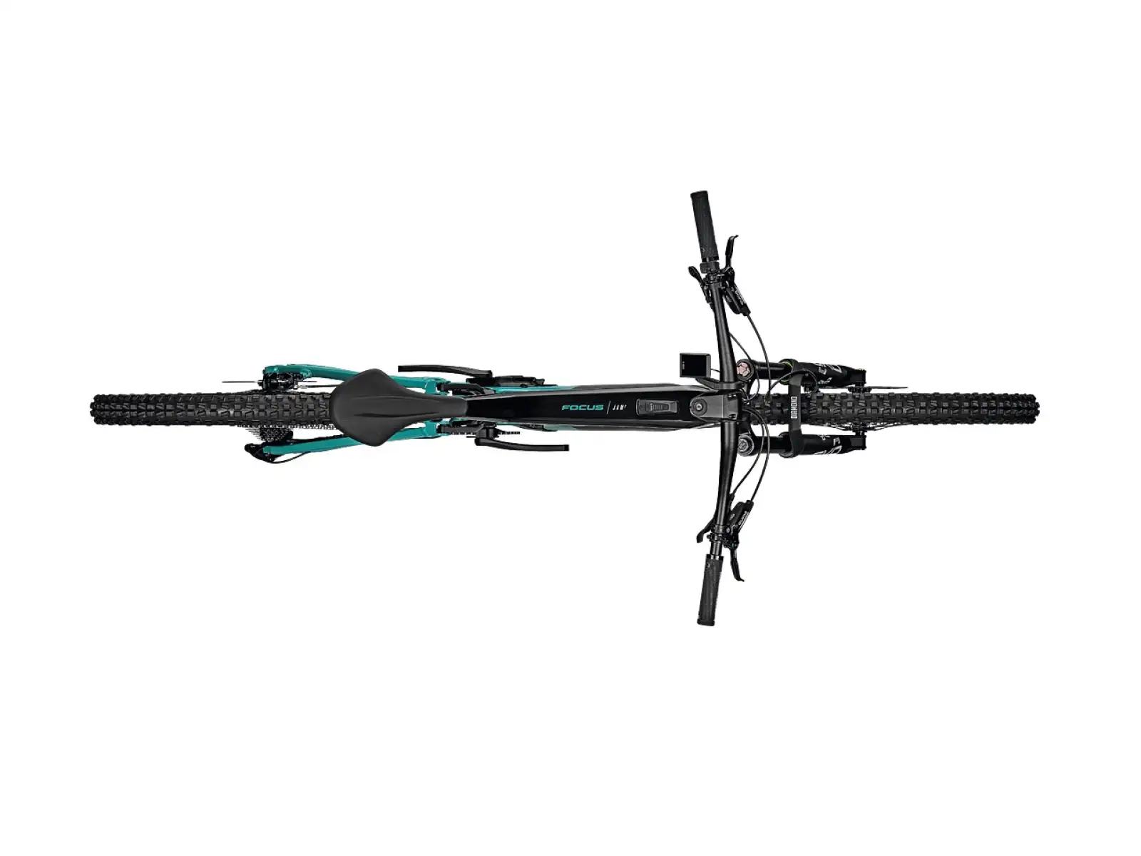 Focus Jam2 8.7 DI 625Wh horské elektrokolo Carbon Raw Glossy / Bluegreen Glossy