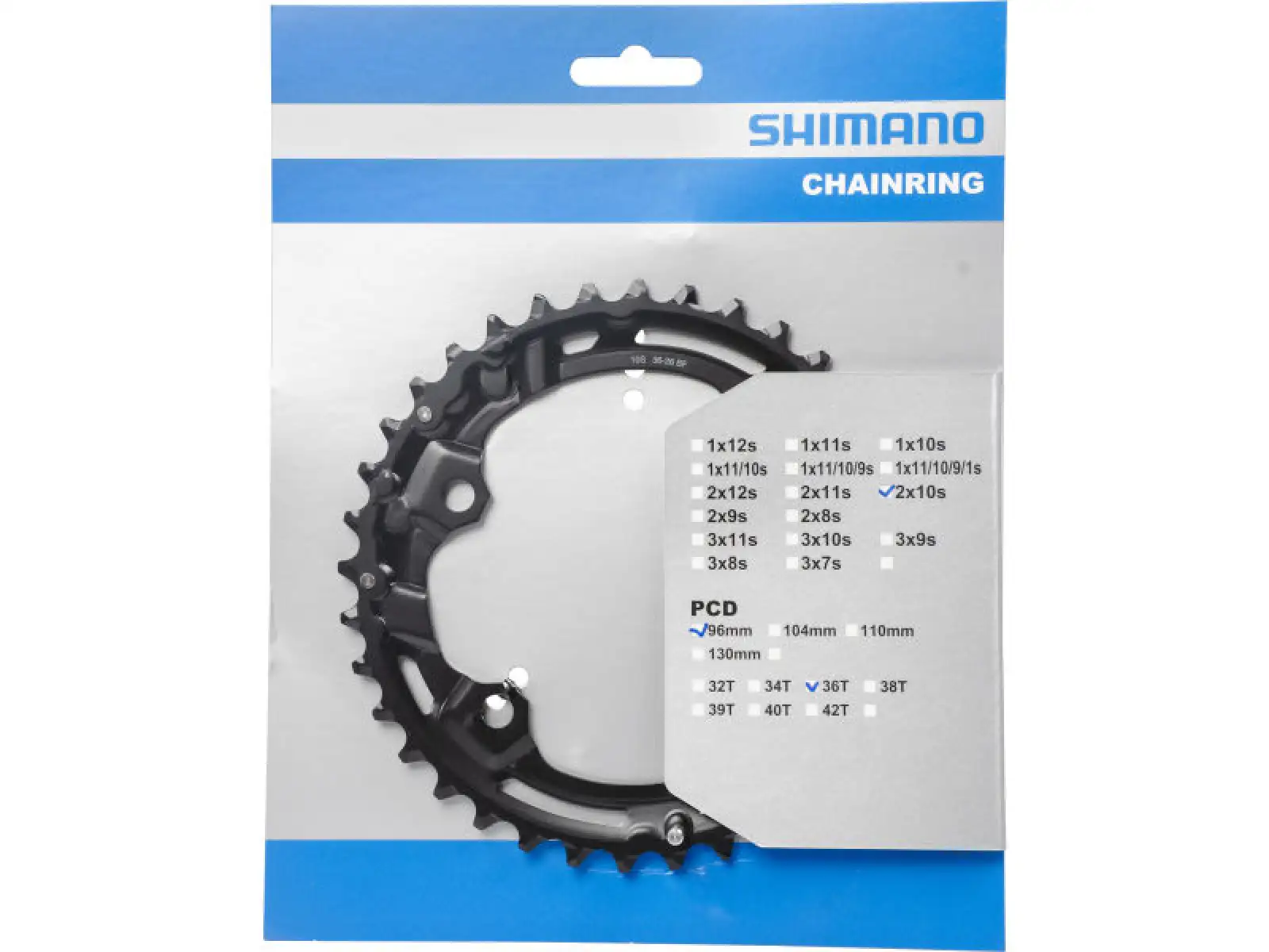 Shimano Deore FC-M4100-2/M4100-B2 převodník 2x10 sp. 36 zubů