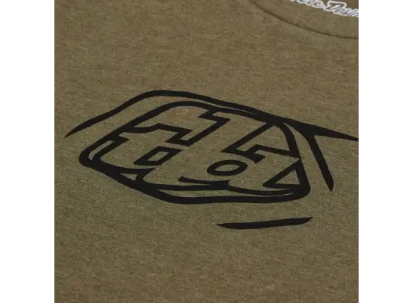 Troy Lee Designs Badge triko krátký rukáv Olive Heather