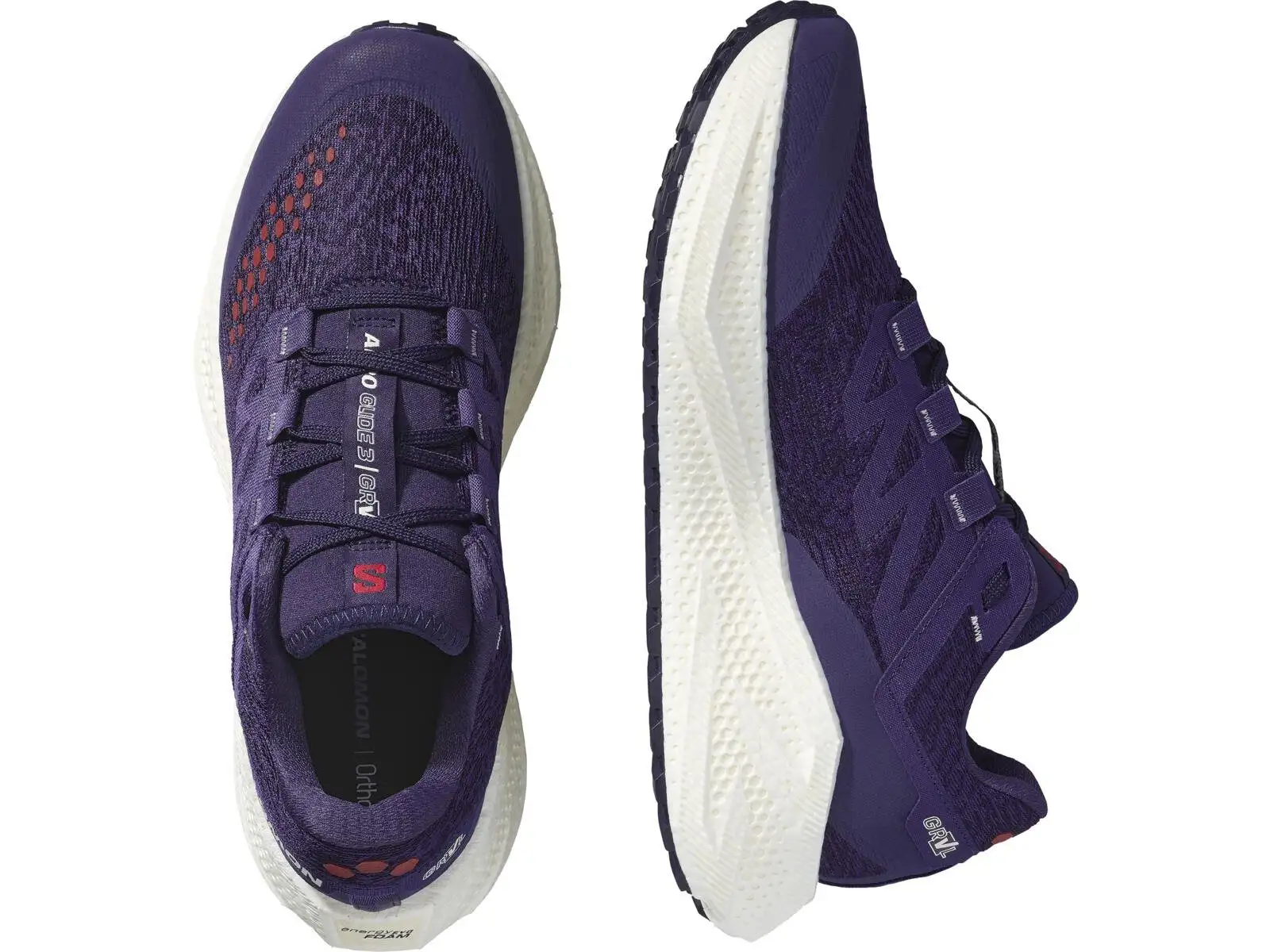 Salomon Aero Glide 3 GRVL pánská běžecká obuv Astral Aura/Vanilla Ice/Haute Red