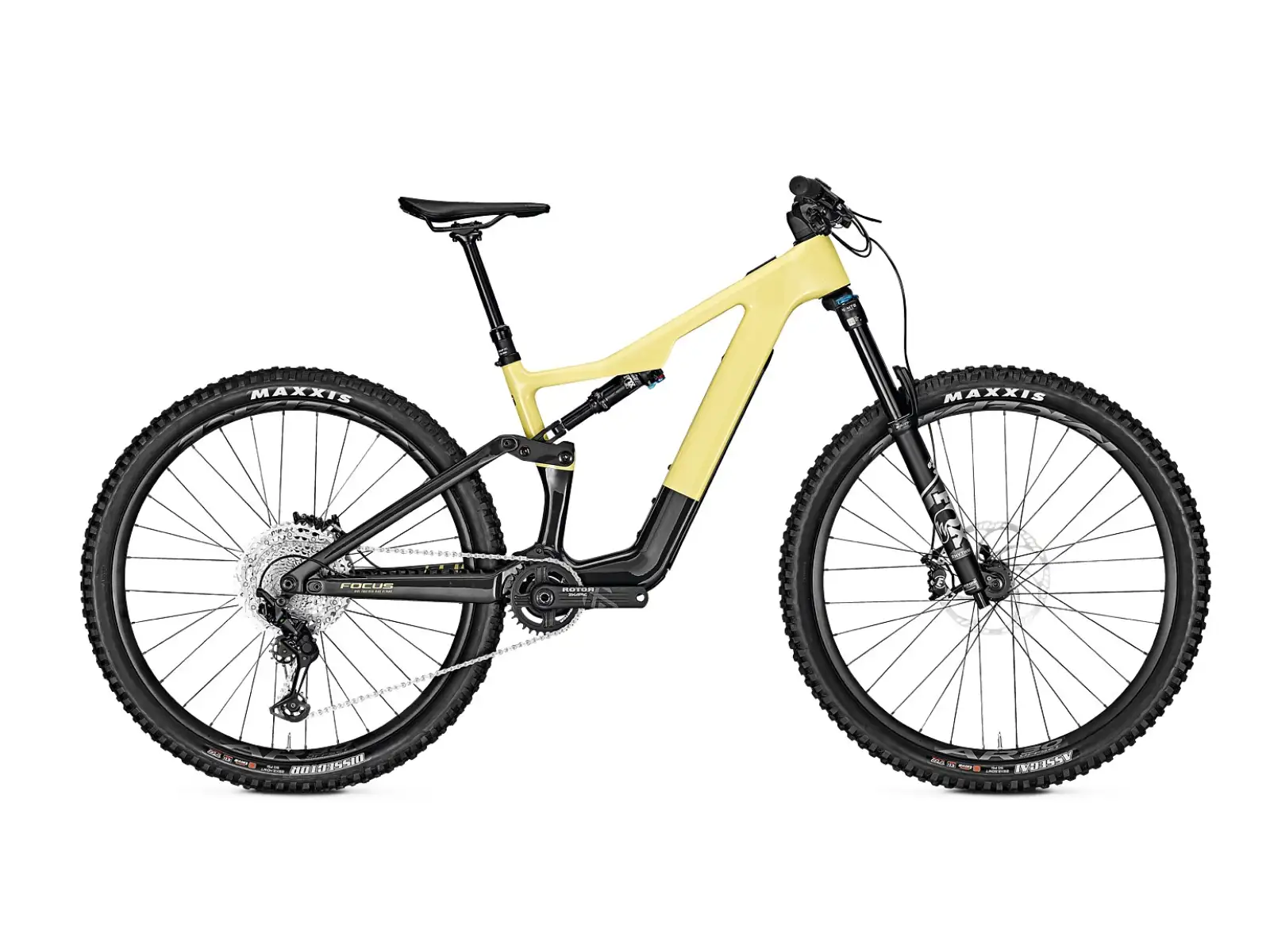 Focus Jam2 SL 8.8 DI 430Wh horské elektrokolo Limeyellow/Carbon - Prověřeno
