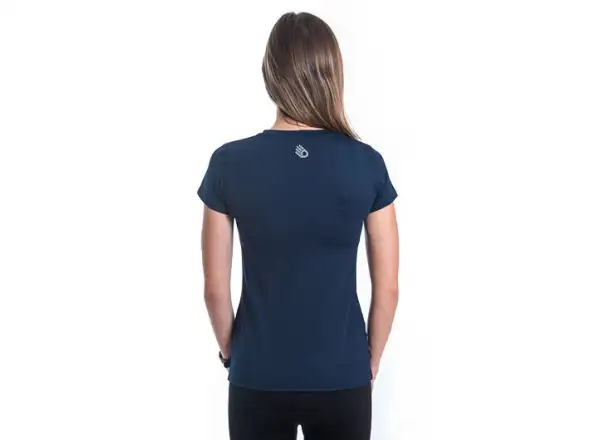 Sensor Coolmax Tech Fox dámské triko krátký rukáv Deep Blue