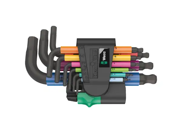 Wera 950/9 Hex-Plus Multicolour 2 imbusové L-klíče krátké sada 9 ks