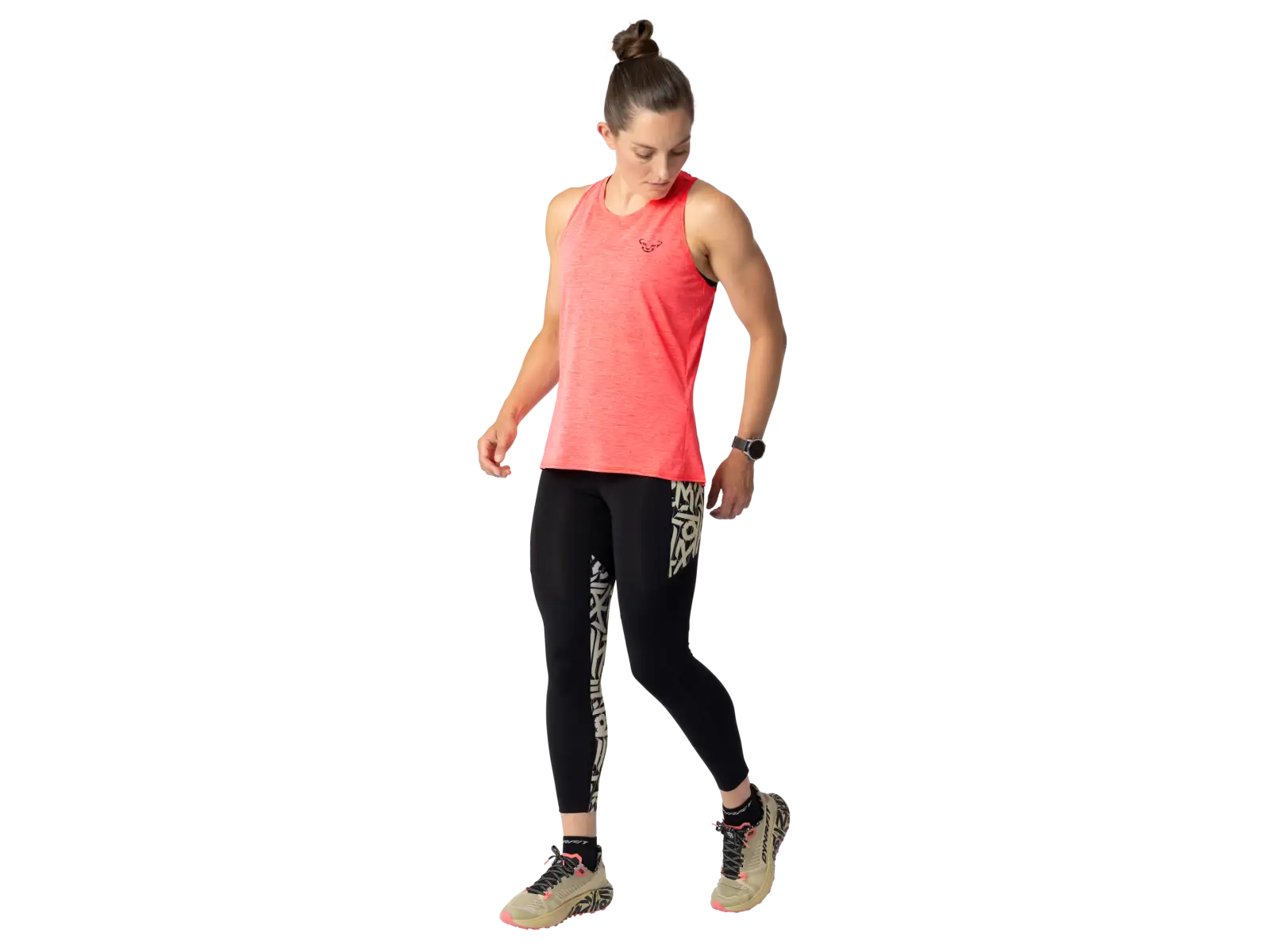 Dynafit Trail dámské běžecké triko bez rukávu Ultra Coral