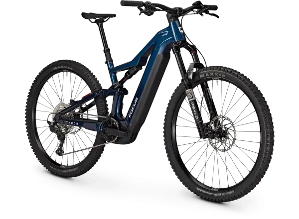 Focus THRON 8 800Wh celoodpružené elektrokolo Azurblue / Sydneyblue