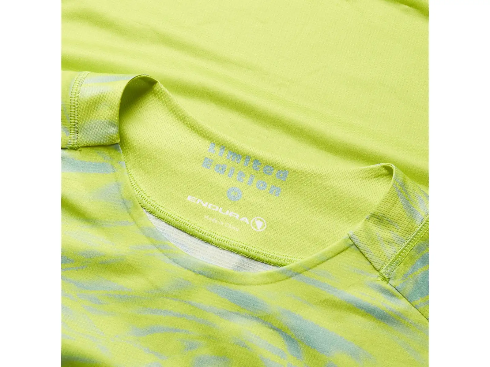 Endura LTD Marble Printed pánský dres dlouhý rukáv Lime Green