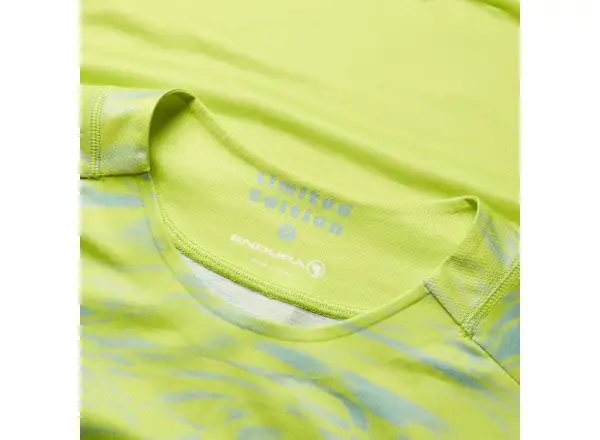 Endura LTD Marble Printed pánský dres dlouhý rukáv Lime Green