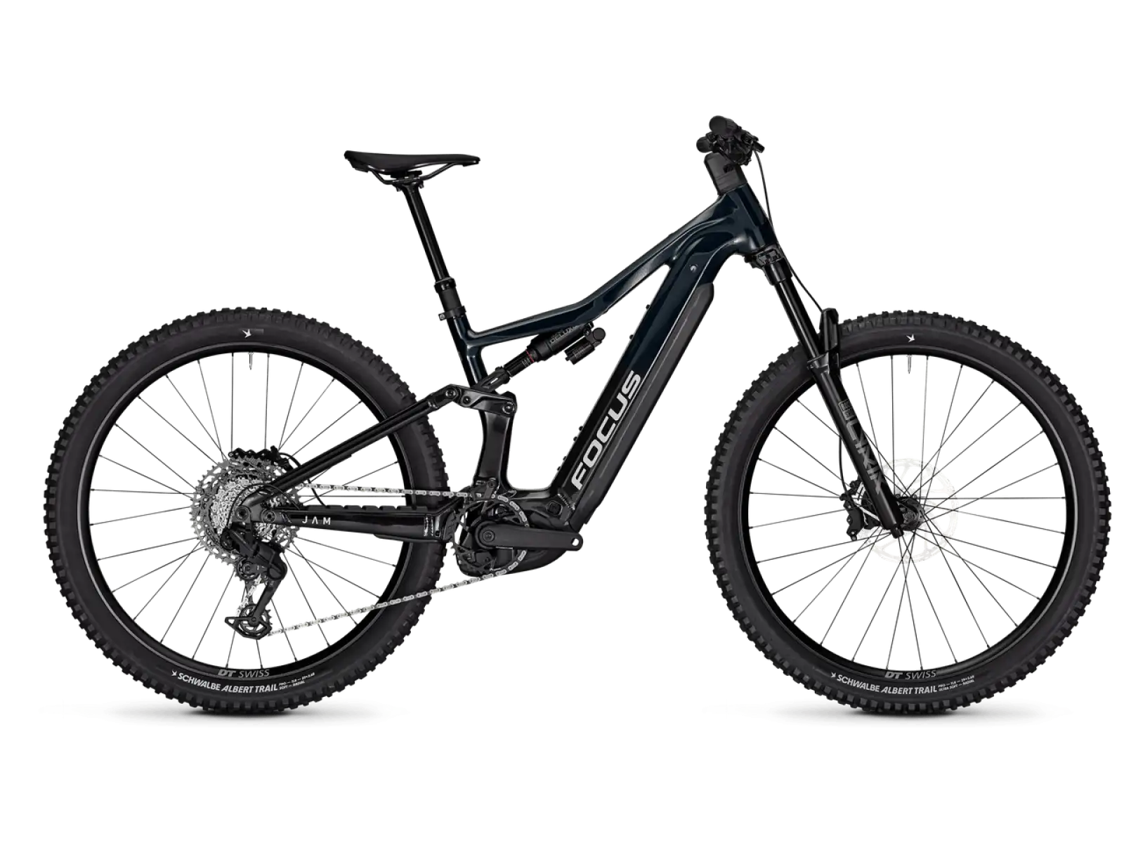 Focus JAM 8 600Wh celoodpružené elektrokolo Classicgreen / Obsidianblack