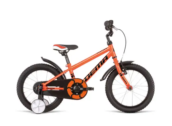 Dema Rockie 16 Junior 1 Speed 2021 oranžové dětské kolo