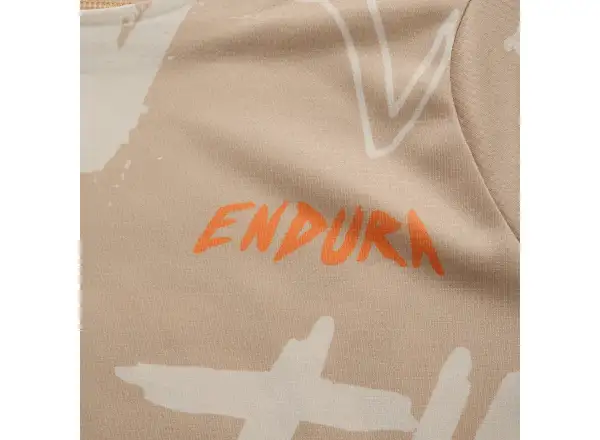 Endura SingleTrack Print Tee BSA dámský dres krátký rukáv Brown