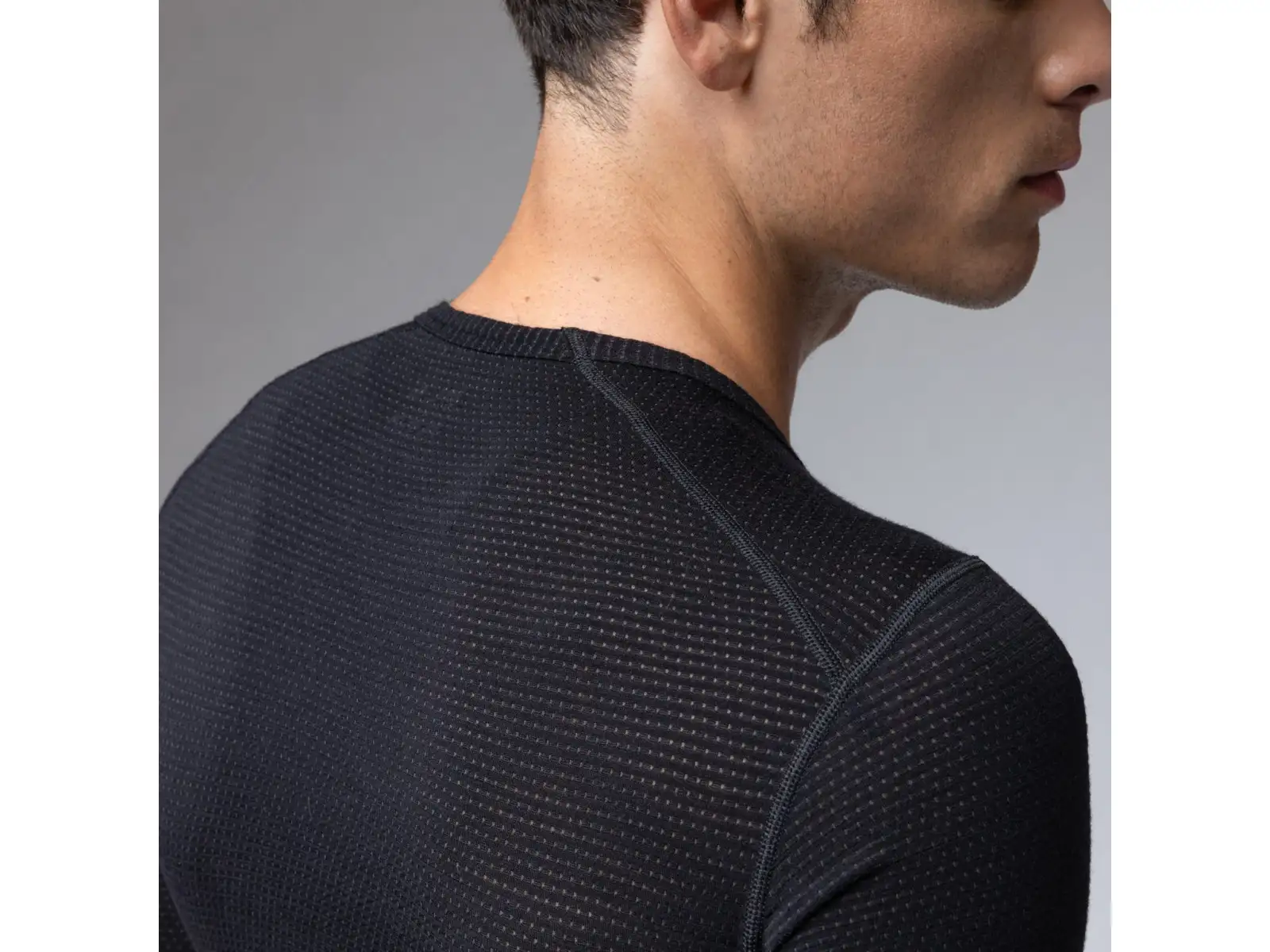 Alé Intimo Merino pánské spodní triko krátký rukáv Black