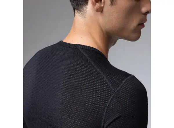 Alé Intimo Merino pánské spodní triko krátký rukáv Black