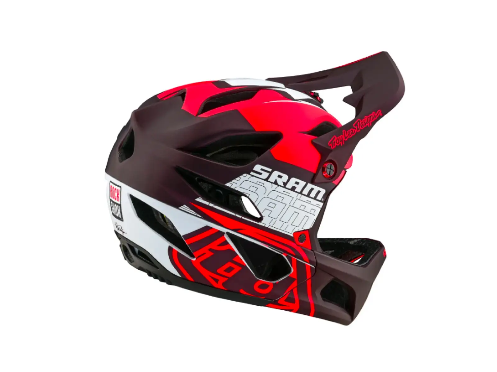 Troy Lee Designs Stage Mips SRAM přilba Vector Red