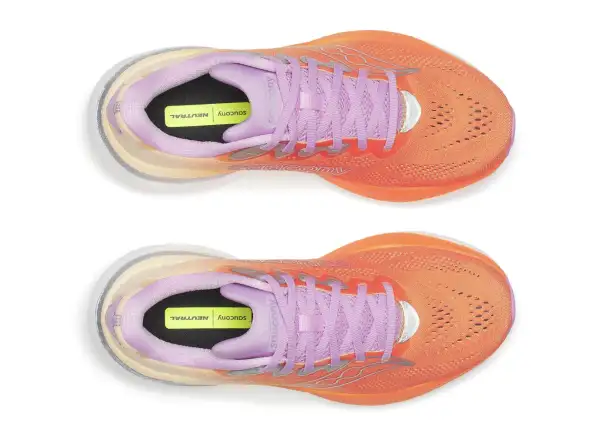 Saucony Ride 19 dámská běžecká obuv Fire/Orchid