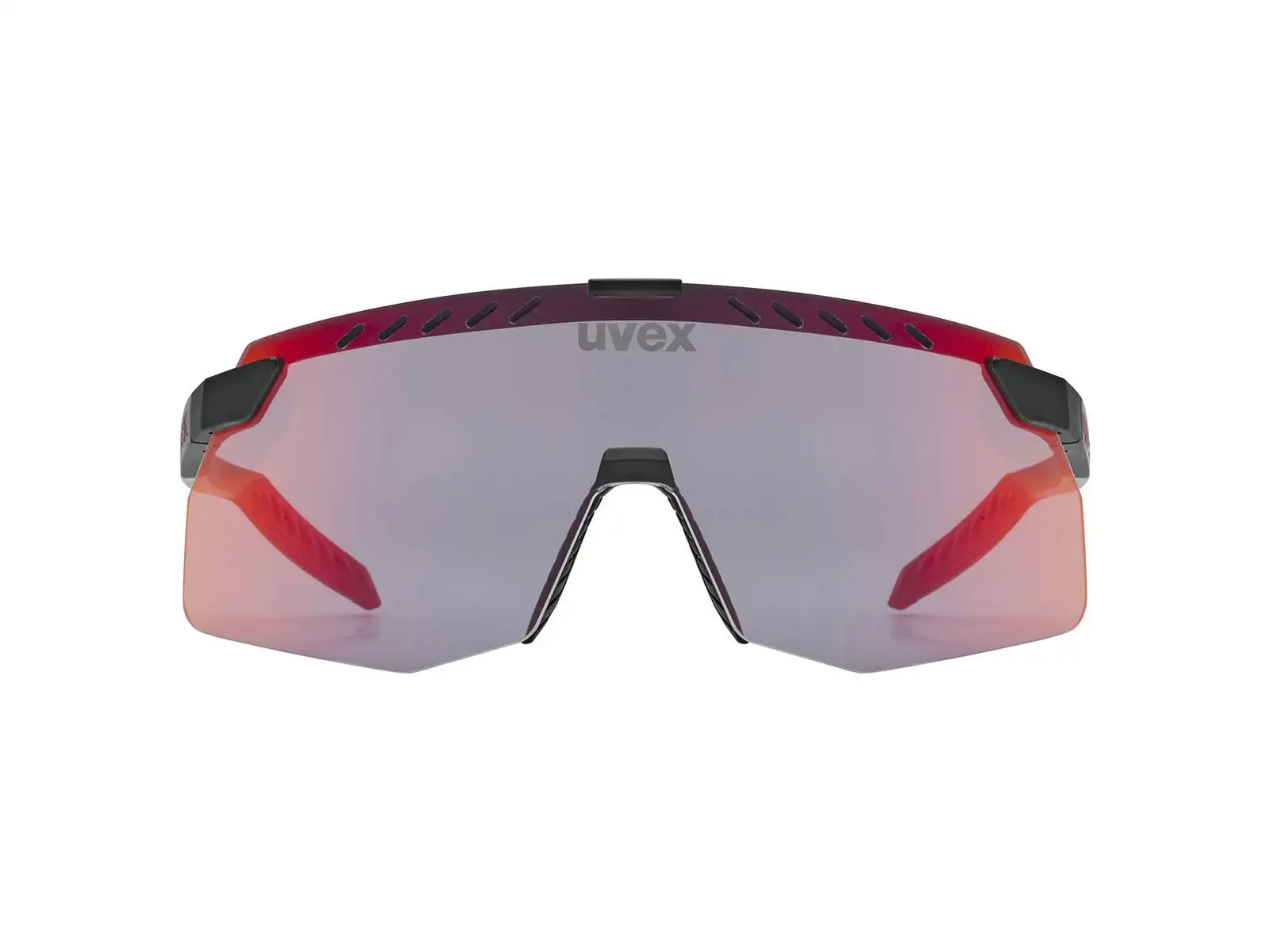 Uvex Pace Stage S sluneční brýle Black Matt/Mirror Red