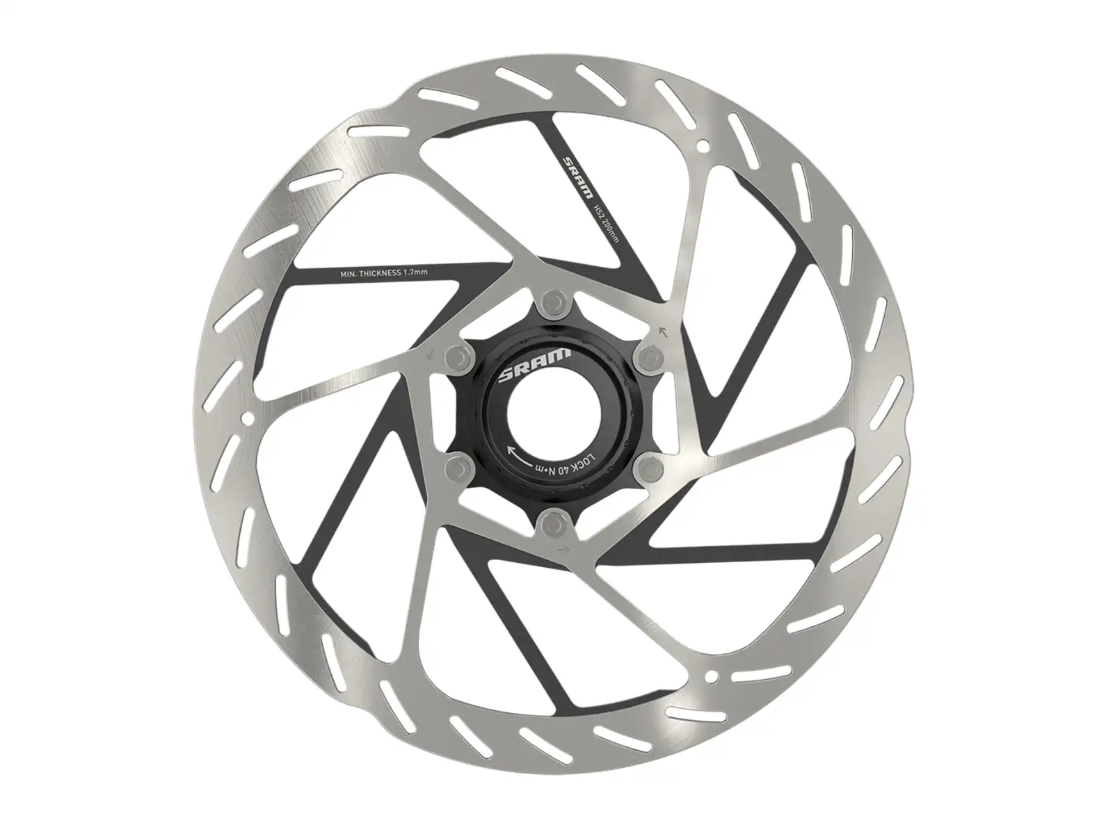 Sram HS2 Rounded brzdový kotouč CL 180 mm