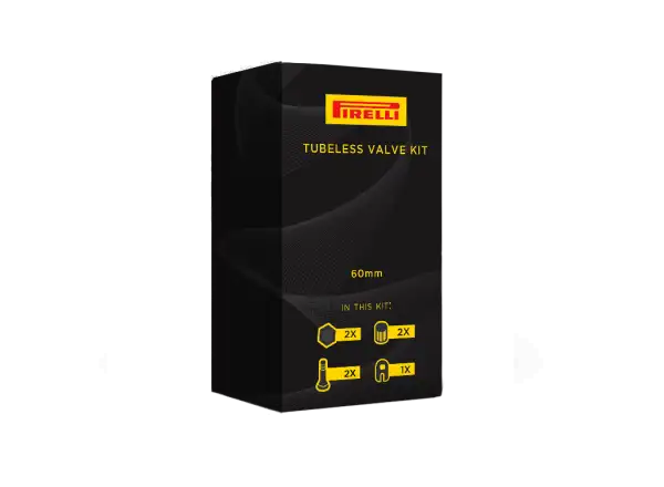 Pirelli bezdušové ventilky 40mm černé