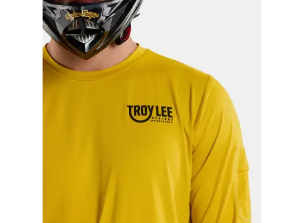 Troy Lee Designs Ruckus Ride Tee pánský dres dlouhý rukáv Eyez Safron