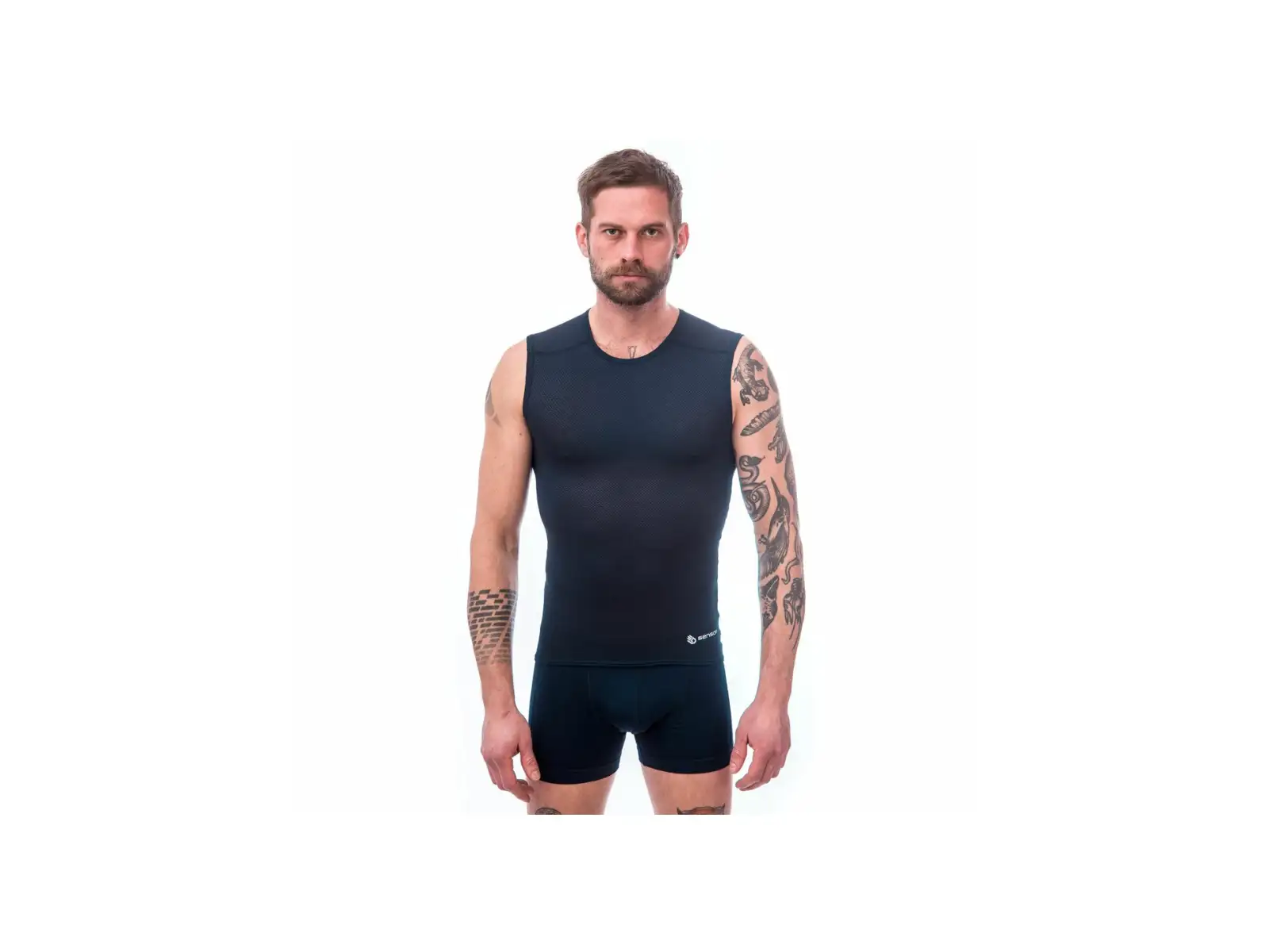 Sensor Coolmax Air pánské triko bez rukávů Deep Blue