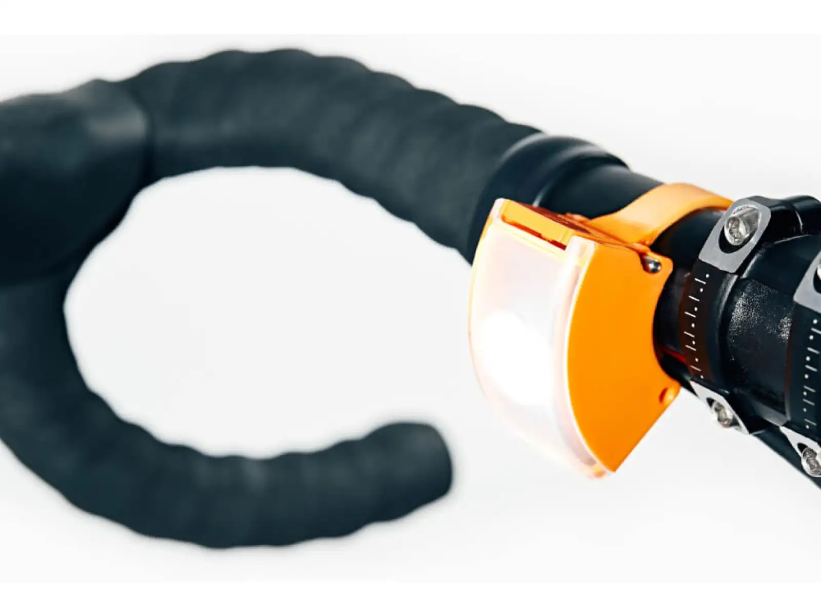 Bookman Curve přední světlo USB oranžová