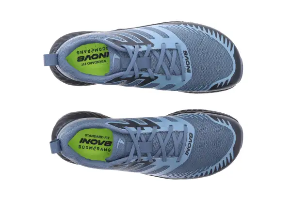 Inov-8 Trailfly wide pánské běžecké boty Blue Grey/Black/Slate