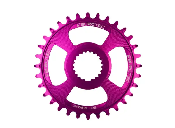 Burgtec Thick Thin DM Shimano převodník 32 zubů fialová