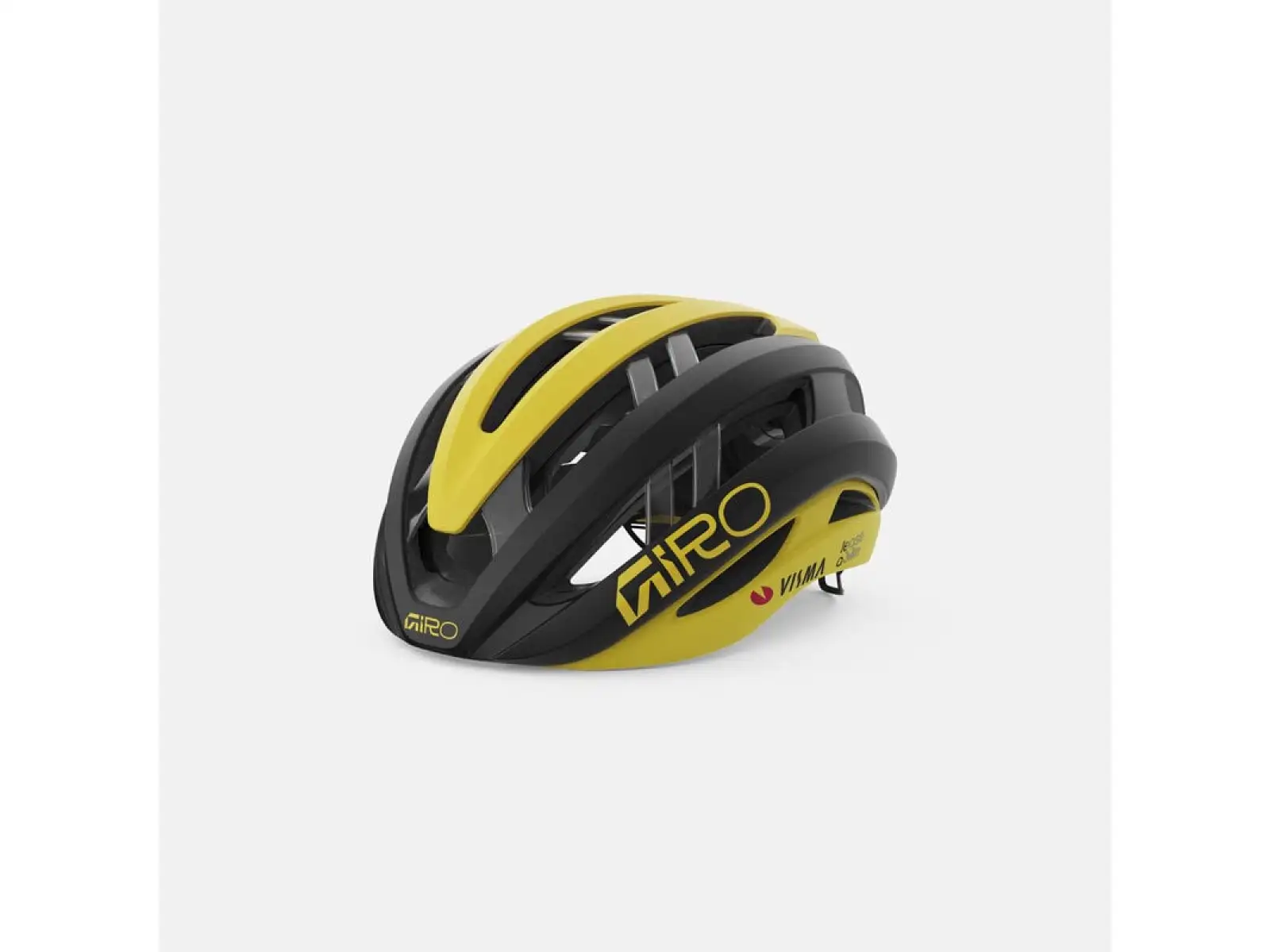 GIRO Aries Spherical přilba Mat Black/Yellow Visma