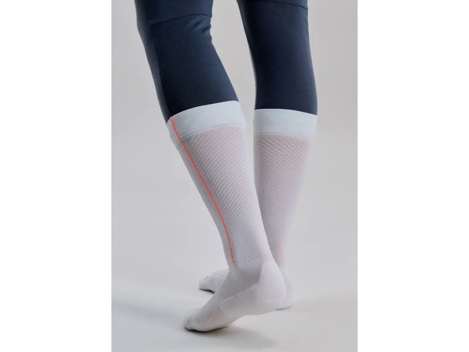 POC Race Sock Lite lyžařské ponožky Hydrogen White