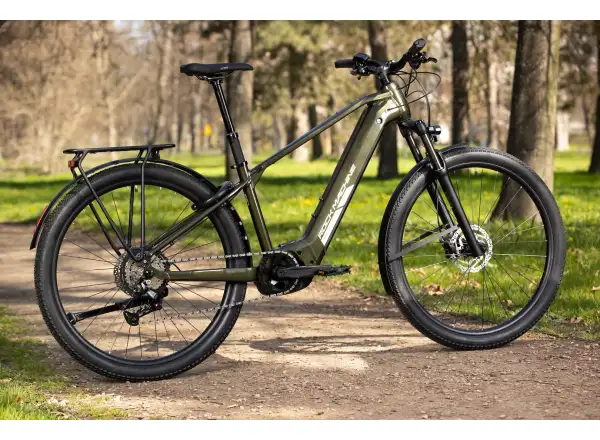 Rock Machine eBlizz B70T horské elektrokolo Gloss Dark Forest
