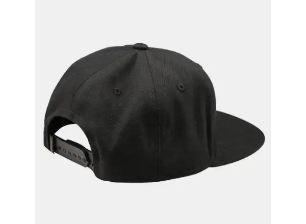 Troy Lee Designs Flat Bill Snapback Scholar kšiltovka Black