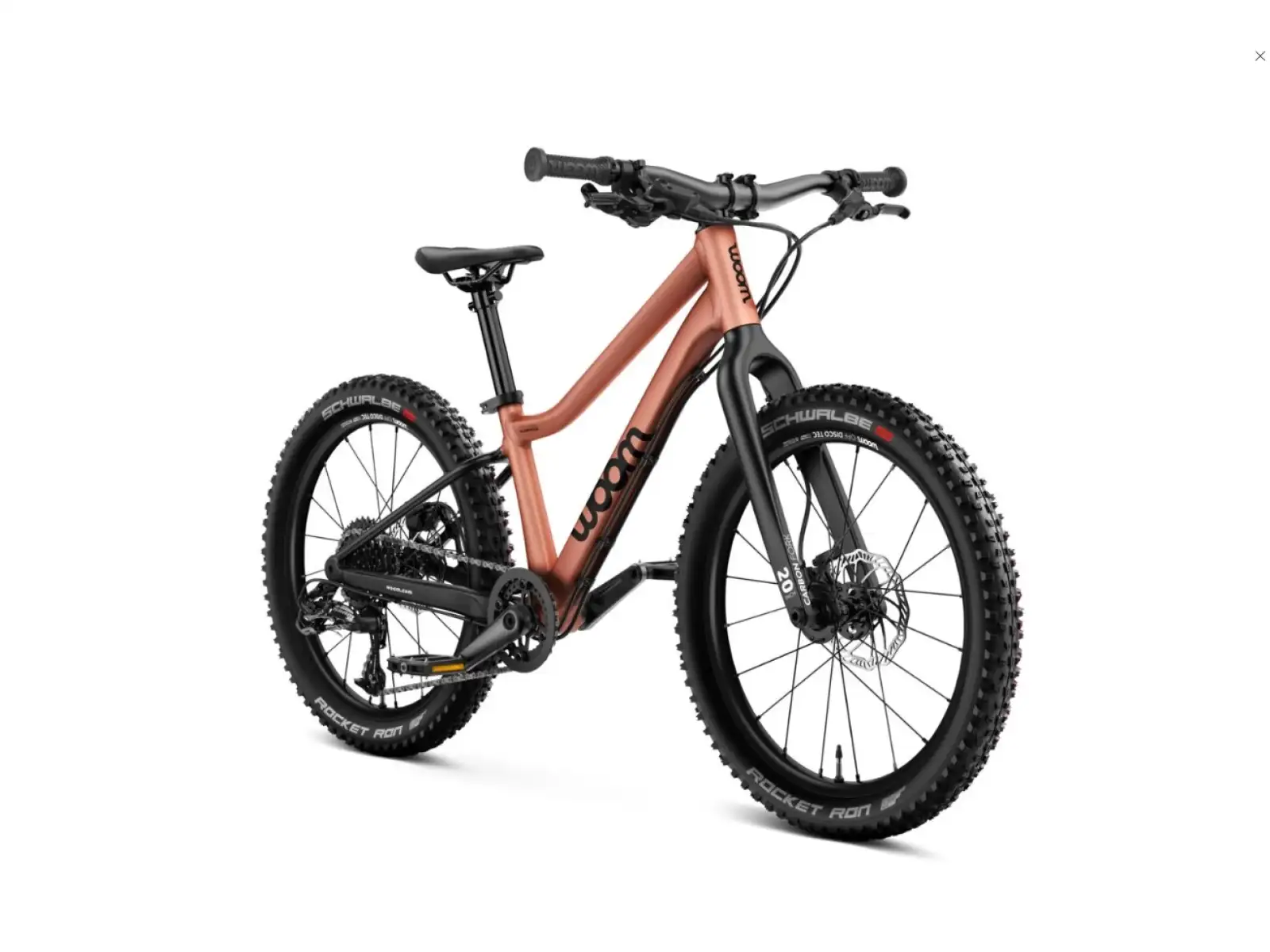 Woom 4 OFF dětské kolo 20" Copper