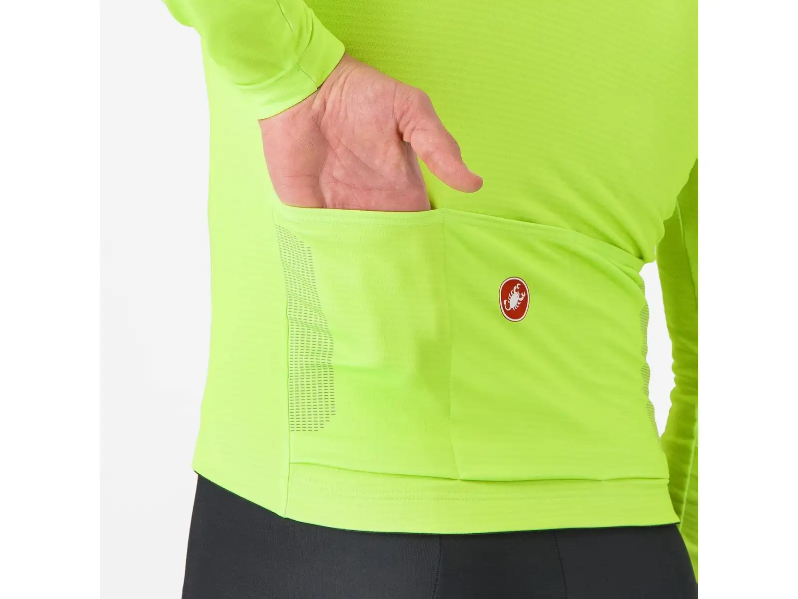 Castelli Puro 4 Jersey pánský dres Electric Lime
