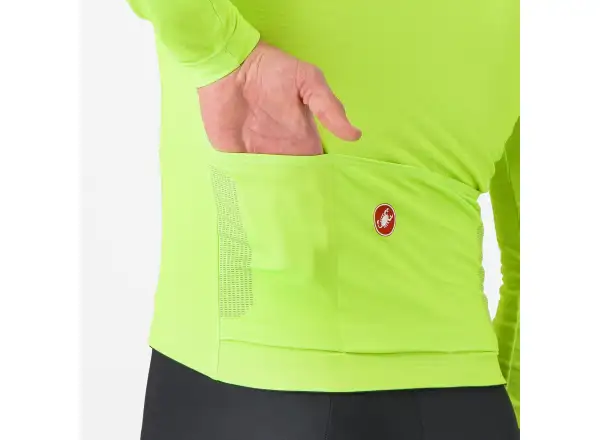 Castelli Puro 4 Jersey pánský dres Electric Lime