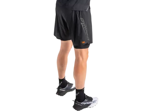 Dynafit DNA Ultra 2v1 pánské běžecké kraťasy Black Out